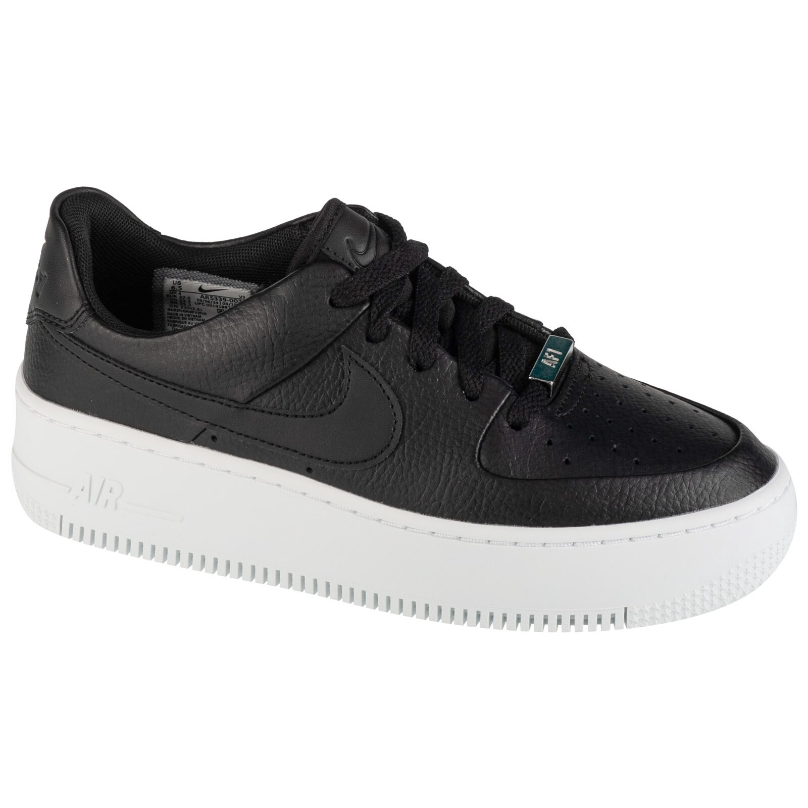 black platform af1
