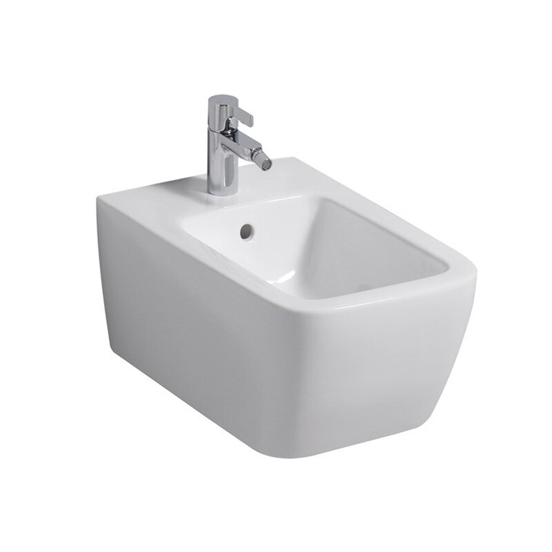 Bideu suspendat Kolo Life, alb