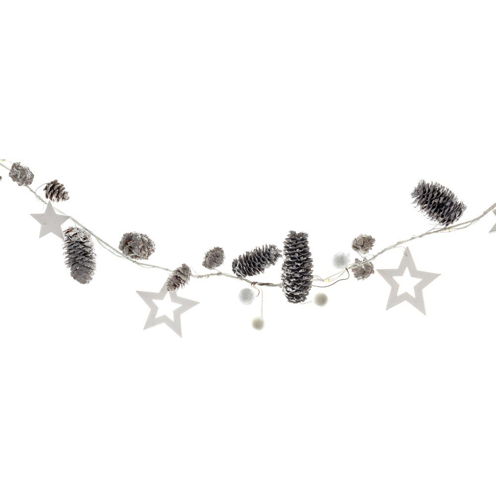 Ghirlanda pentru Craciun cu luminite Retlux RXL 355, 10 LED-uri, Alb cald