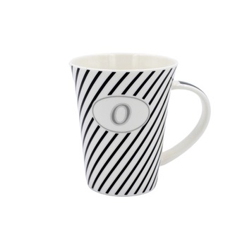 Cana din portelan, personalizata cu litera O, 275 ml Cana din portelan, personalizata cu litera O, 275 ml