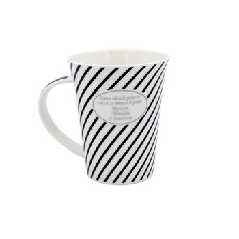 Cana din portelan, personalizata cu litera B, 275 ml Cana din portelan, personalizata cu litera B, 275 ml