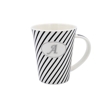 Cana din portelan, personalizata cu litera A, 275 ml Cana din portelan, personalizata cu litera A, 275 ml