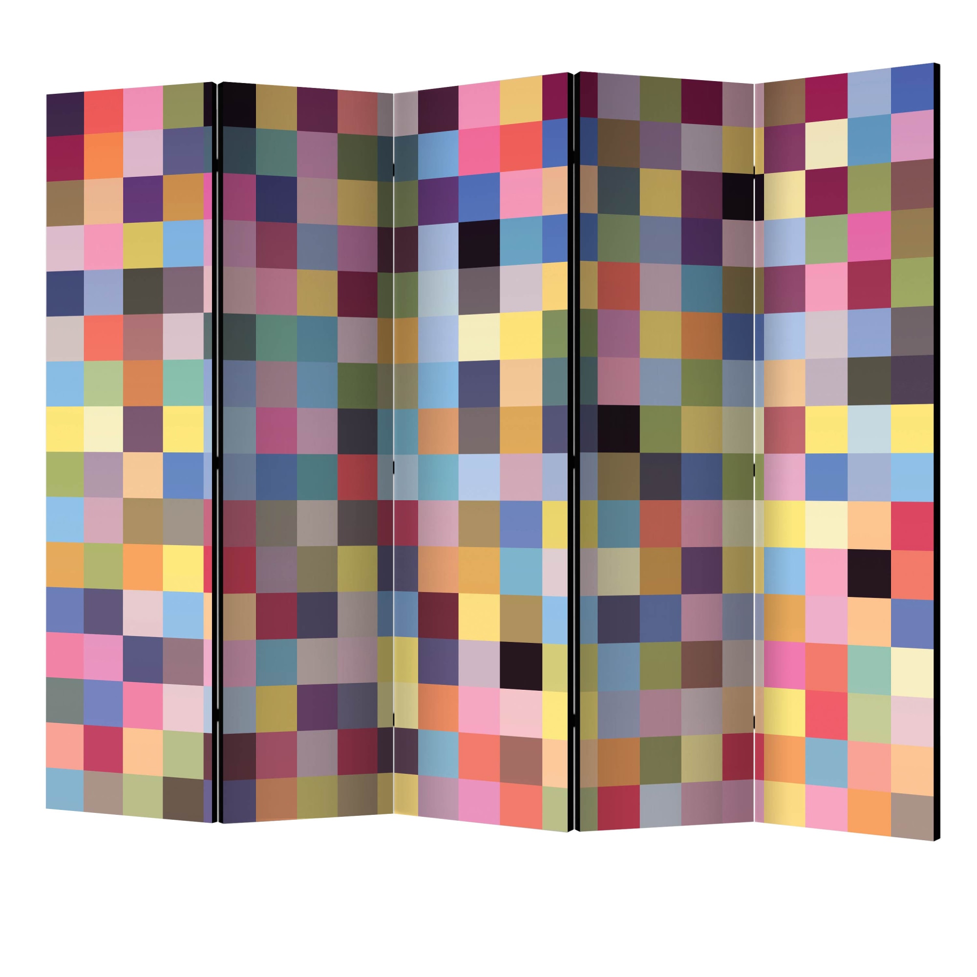 Paravan din 5 parti - Gama completa de culori - 225 x 172 cm