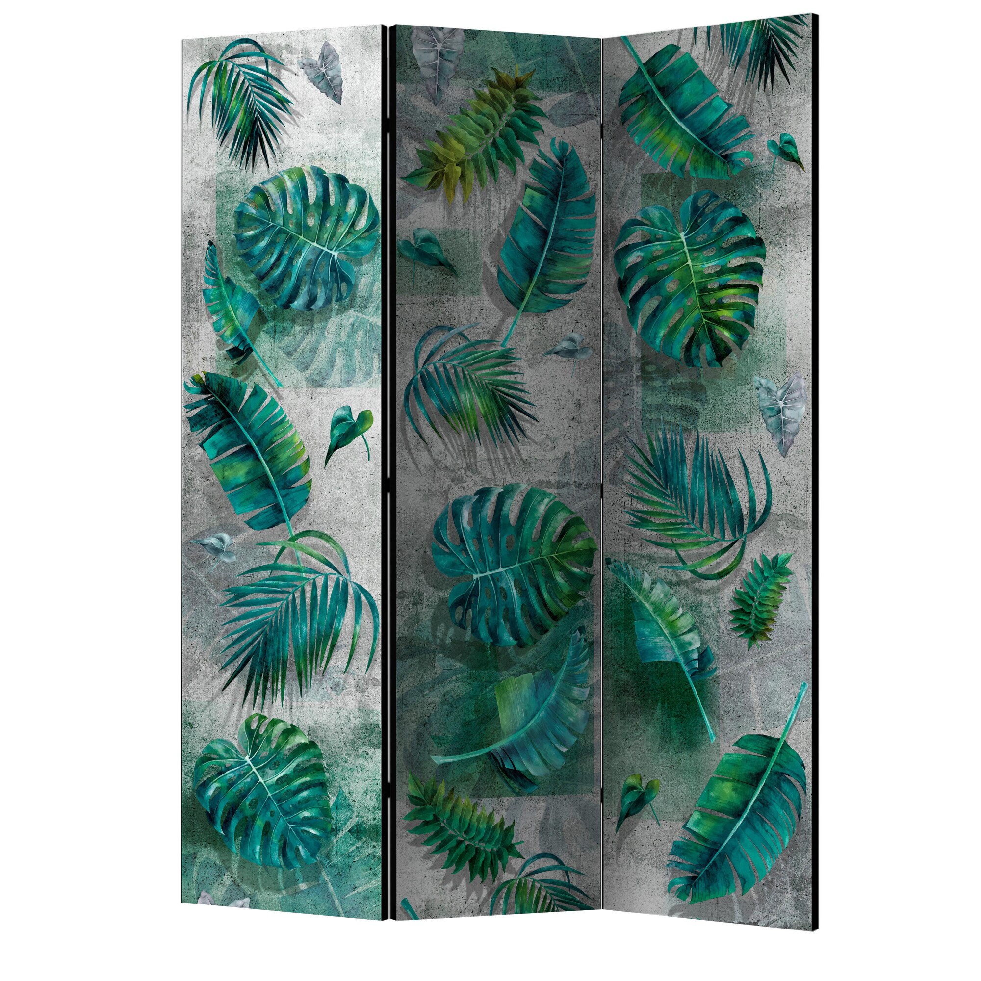 Paravan din 3 parti - Jungla modernista - 135 x 172 cm