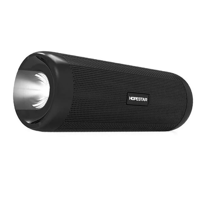 Boxa portabila HOPESTAR P4, functie baterie externa, Radio FM, USB / micro SD Card / AUX Slot, Negru