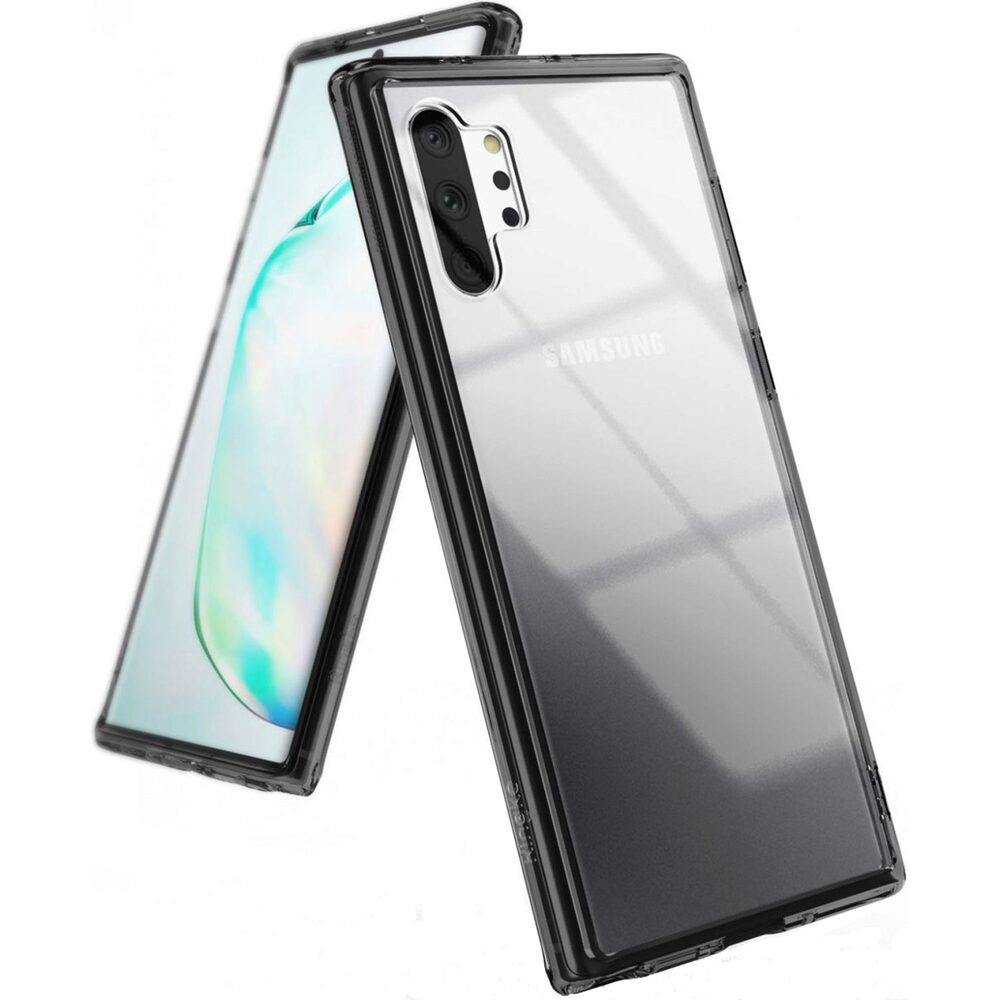 Husa Antisoc Hibrida Ringke Fusion pentru Samsung Galaxy Note 10 Plus, Negru