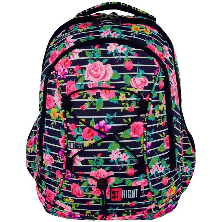 Ghiozdan St.Right BP-32 LIGHT ROSES 20*30*40cm