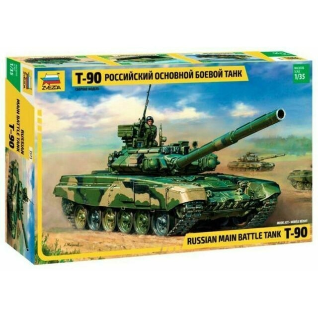 Macheta Militara Zvezda T-90 Russian Main Battle Tank 1:35 ZVEZ 3573