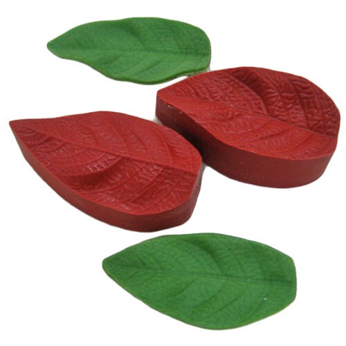 Mulaj silicon frunza cu riduri 7cm