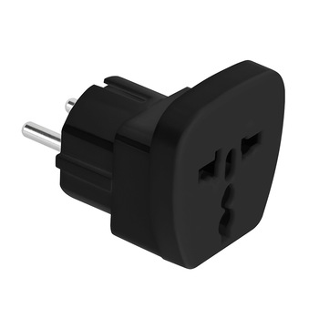 Adaptor tensiune priza universal, Anglia / US / Australia / Irlanda / China / Japonia la Romania, Negru Adaptor tensiune priza universal, Anglia / US / Australia / Irlanda / China / Japonia la Romania, Negru