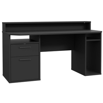 Birou Kring Juego, 160x91x72 cm, culoare negru Birou Kring Juego, 160x91x72 cm, culoare negru