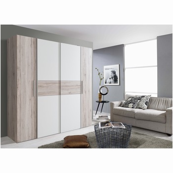 Dulap Kring York, usi culisante, stejar sonoma/ alb, 200 x 190 x 62 cm Dulap Kring York, usi culisante, stejar sonoma/ alb, 200 x 190 x 62 cm