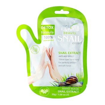 Masca pentru Maini Tip Manusa cu Extract de Melc Masca pentru Maini Tip Manusa cu Extract de Melc