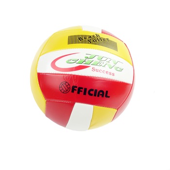 Minge de volei, dimensiuni oficiale, piele ecologica, galben/rosu Minge de volei, dimensiuni oficiale, piele ecologica, galben/rosu