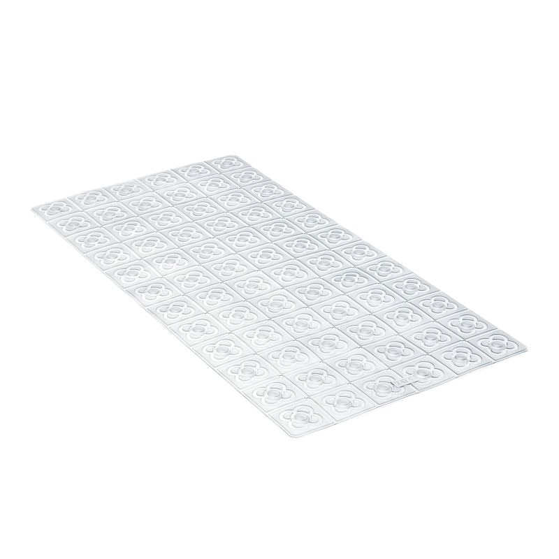 Covoras antiderapant semi opac din pvc, Tatay, 72x36 cm, transparent