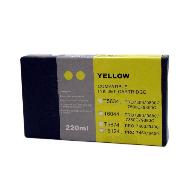 Cartus T6034 Yellow Compatibil Epson Stylus Pro 7800 / Stylus Pro 7880C / Stylus Pro 9800 / Stylus Pro 9880C 4000 pagini