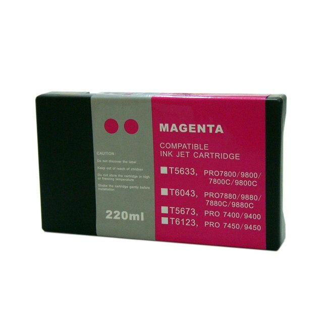 Cartus T6033 Magenta 4000 Pag Compatibil Epson Stylus Pro 7800 / Stylus Pro 7880C / Stylus Pro 9800 / Stylus Pro 9880C