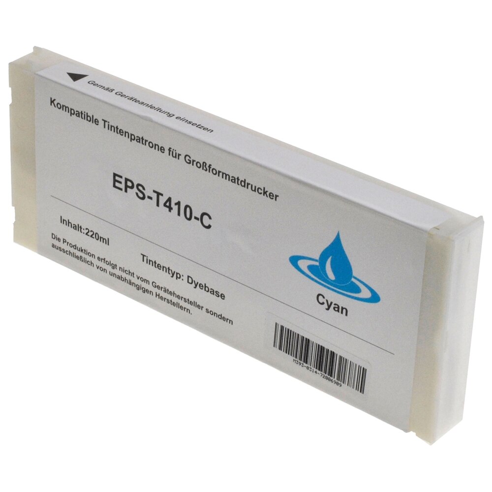 Cartus T410 Cyan 4000 Pag Compatibil Epson Stylus Pro 9000 Color Proofer 9000