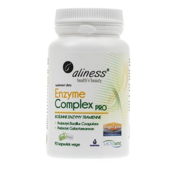 Aliness Enzyme Complex PRO - 90 de capsule supliment alimentar Aliness Enzyme Complex PRO - 90 de capsule supliment alimentar