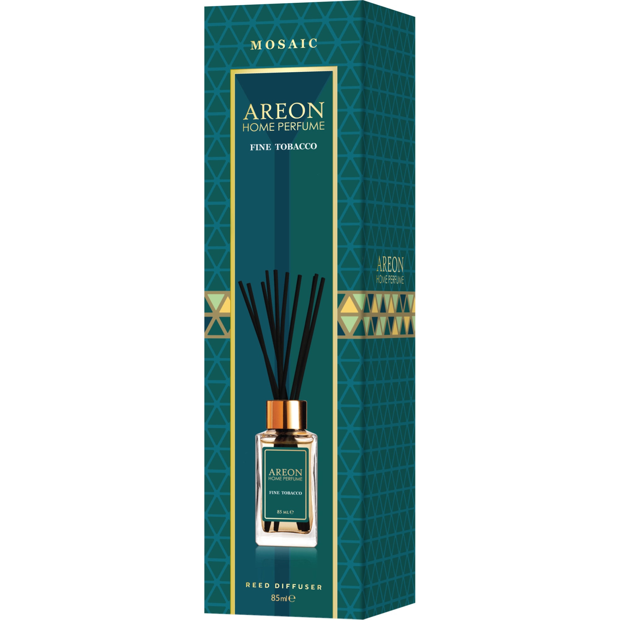 Odorizant cu betisoare Areon Home Perfume 85 ml Fine Tabacco Mosaic