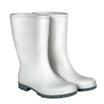 Cizme PVC captusite pentru protectie Kolmax, marimea 44, alb Cizme PVC captusite pentru protectie Kolmax, marimea 44, alb