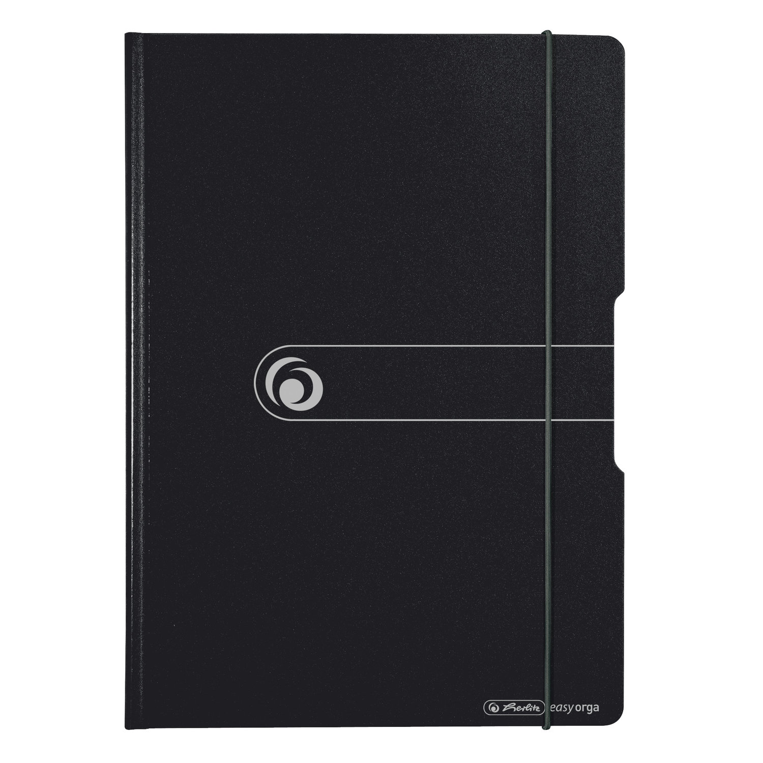 Clipboard dublu Herlitz, A4, Negru/Gri