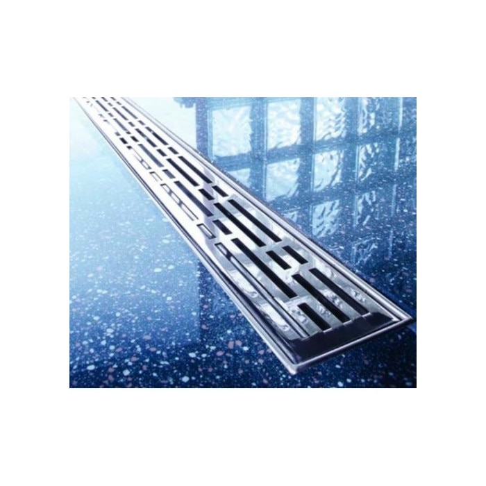 Дизайнерска решетка Tece basic, полирана неръждаема стомана за десен ...