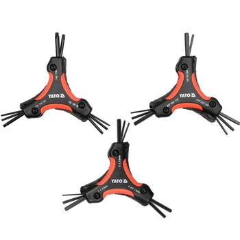 Set dispozitive imbus si torx Yato YT-05644, 26 buc, Cr-V Set dispozitive imbus si torx Yato YT-05644, 26 buc, Cr-V