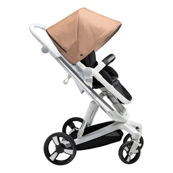 Carucior Bebumi Space, Silver frame, Gold, cu frana automata, 2020 Carucior Bebumi Space, Silver frame, Gold, cu frana automata, 2020