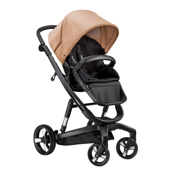 Carucior Bebumi Space Eco 2 in 1, Cadru Negru, Bej, 2020 Carucior Bebumi Space Eco 2 in 1, Cadru Negru, Bej, 2020