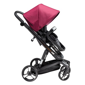 Carucior Bebumi Space Eco 3 in 1, Cadru Negru, Ruby, 2020 Carucior Bebumi Space Eco 3 in 1, Cadru Negru, Ruby, 2020