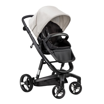 Carucior Bebumi Space Eco 2 in 1, Cadru Negru, Gri deschis, 2020 Carucior Bebumi Space Eco 2 in 1, Cadru Negru, Gri deschis, 2020