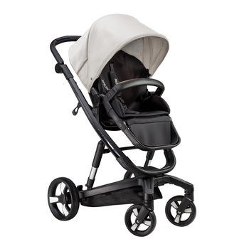 Carucior Bebumi Space, Cadru Negru, Gri deschis, cu frana automata, 2020 Carucior Bebumi Space, Cadru Negru, Gri deschis, cu frana automata, 2020