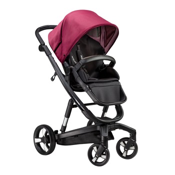 Carucior Bebumi Space, Cadru Negru, Ruby, cu frana automata, 2020 Carucior Bebumi Space, Cadru Negru, Ruby, cu frana automata, 2020