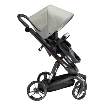Carucior Bebumi Space, Cadru Negru, Gri, cu frana automata, 2020 Carucior Bebumi Space, Cadru Negru, Gri, cu frana automata, 2020