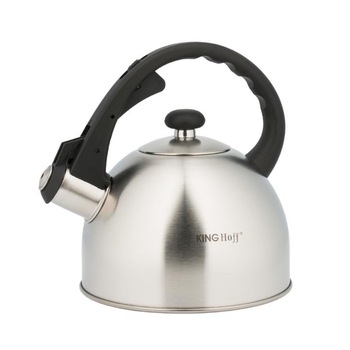 Ceainic din inox cu fluier KingHoff, inductie, 1 l Ceainic din inox cu fluier KingHoff, inductie, 1 l