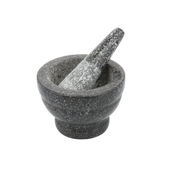 Mojar din marmura KingHoff, diametru 8.5 cm