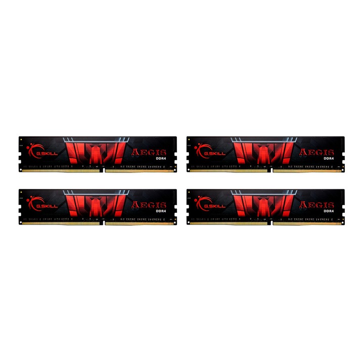 Memorie GSKill Aegis 64GB (4x16GB) DDR4 3200MHz CL16 Quad channel Kit