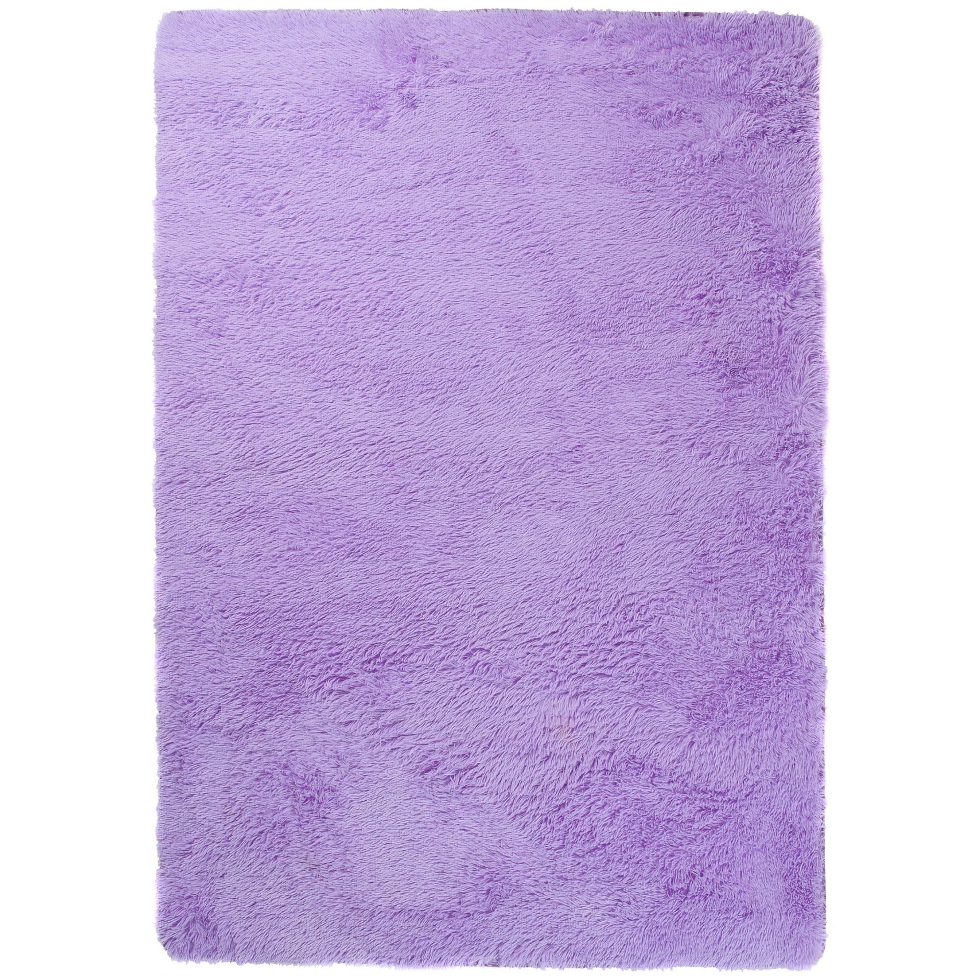 Covor Silk Modern Fluffy Plain Non Slip Chemex liliac 160x230