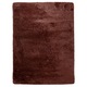 Covor Silk Modern Fluffy Plain Non Slip Chemex maro 80x150
