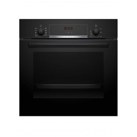 Cuptor incorporabil Bosch HBF534EB0Q, Electric, Multifunctional, Sistem de autocuratare EcoClean Direct, 66 l, Clasa A, Negru