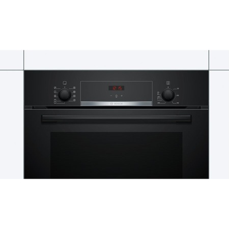 Cuptor incorporabil Bosch HBF534EB0Q, Electric, Multifunctional, Sistem de autocuratare EcoClean Direct, 66 l, Clasa A, Negru