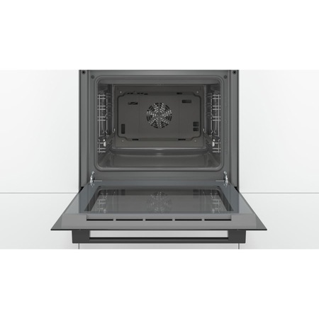 Cuptor incorporabil Bosch HBF534EB0Q, Electric, Multifunctional, Sistem de autocuratare EcoClean Direct, 66 l, Clasa A, Negru