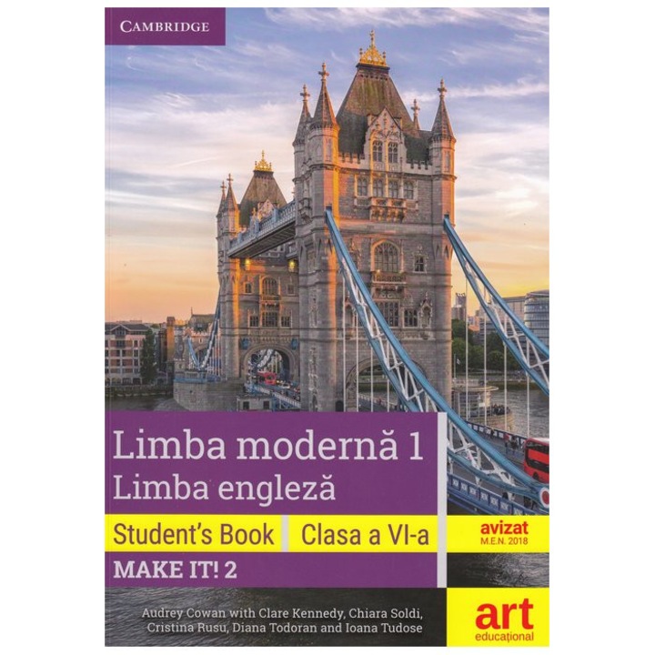Make it! 2 - Limba engleza. Limba moderna 1 - Clasa 6 - Student's book + 2CD + DVD - Audrey Cowan