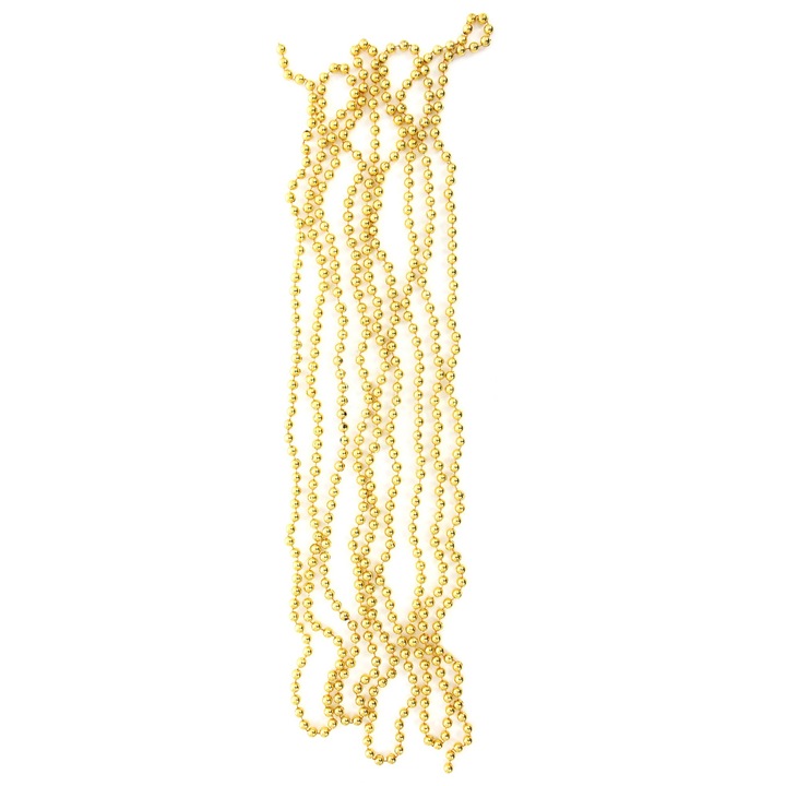 Ghirlanda iMKⓇ, L 5 m, Perle aurii, D 8 mm, AN