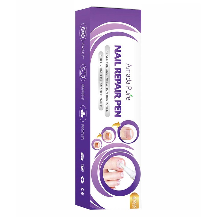 Amada Körömgomba Elleni Kezelés, 100%-ban Természetes, 4x3ml