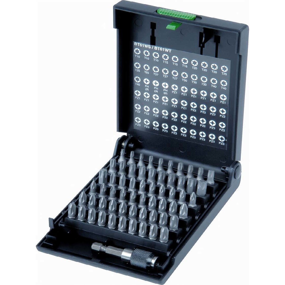 BT61WT Set biti Holz Torsion/61pcs