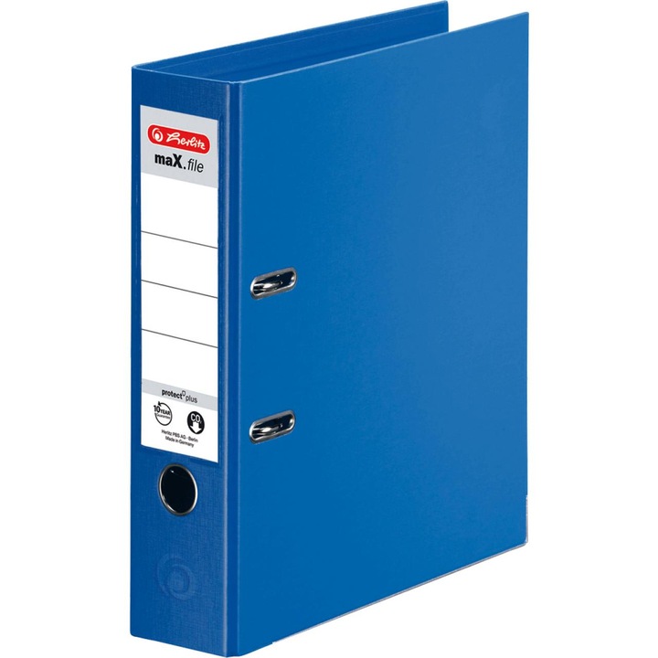 Класьор A4 Herlitz, 8 см, Син