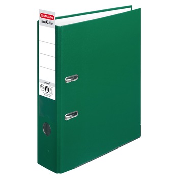 Biblioraft A4 Herlitz, 8 cm, Verde Biblioraft A4 Herlitz, 8 cm, Verde