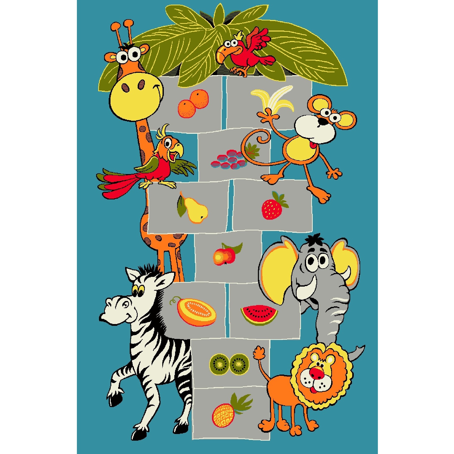 Covor Pentru Copii, Kolibri Sotron 11120, Albastru, 200x300 cm, 2300 gr/mp